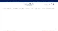 Desktop Screenshot of crabtree-evelyn.co.za
