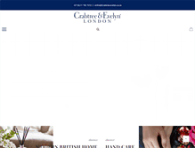 Tablet Screenshot of crabtree-evelyn.co.za